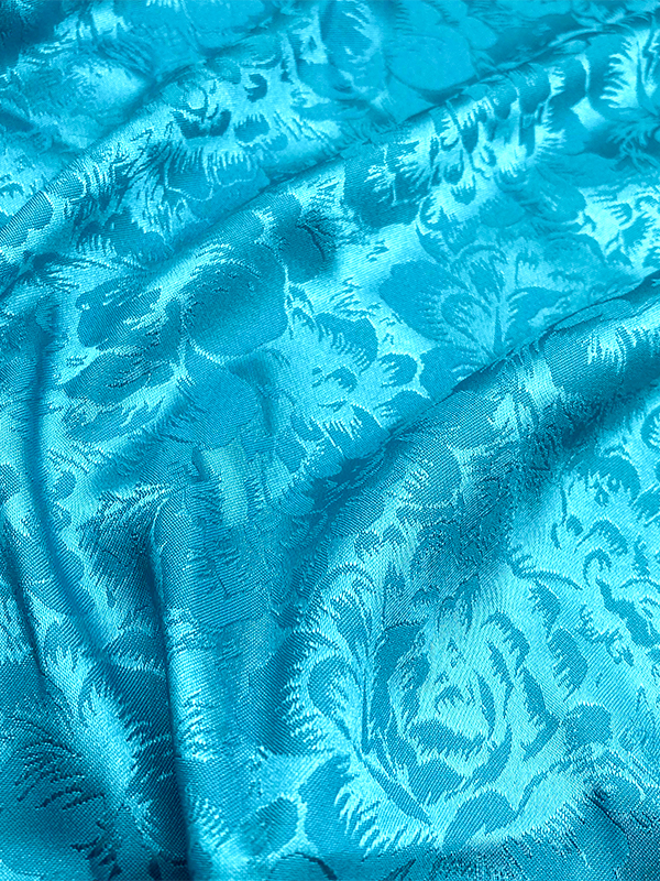Tissu lisse de jacquard de satin de bout droit de polyester de 103 GM/M pour la robe formelle de femmes