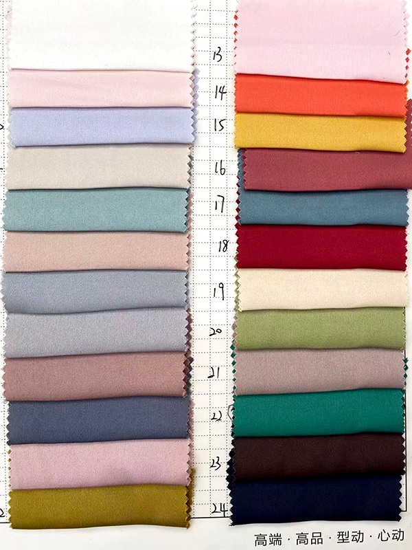 Tissu En Satin De Couleur Solide Dobby Gingembre Et Polyester Rouge, Sensation De Main Lisse, 35 Couleurs Pour Vêtements Pour Femmes