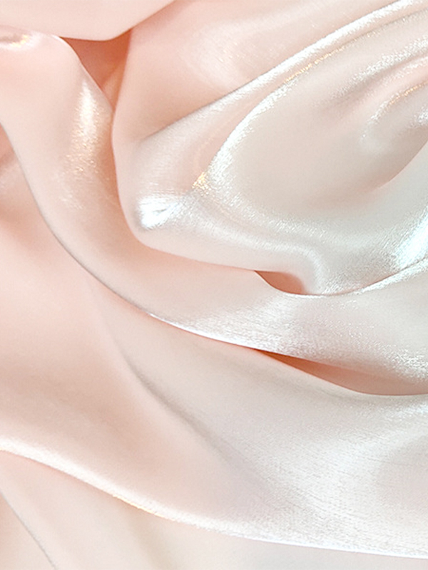 Tissu d'Organza En Soie Douce Liquide Pur Brillant Solide En Polyester 64 g/m² Pour Chemisiers/Robe